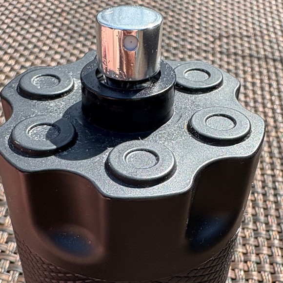 EMPTY BOTTLE Azzaro Most Wanted Intense Black Textured Bottle empty 3.4 oz - Picture 4 of 4